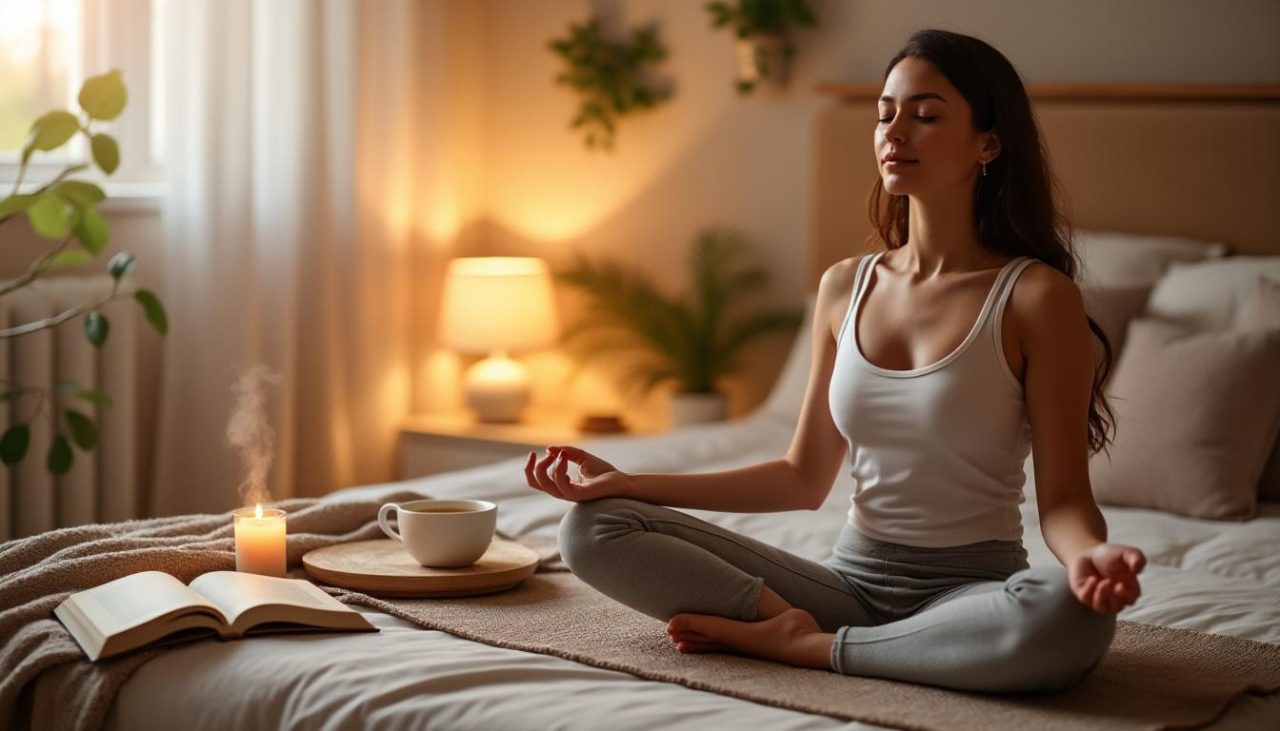 Routine bien-être du soir pour un meilleur sommeil