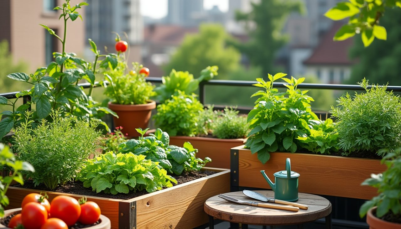 Installer un potager en bac sur une terrasse d’appartement