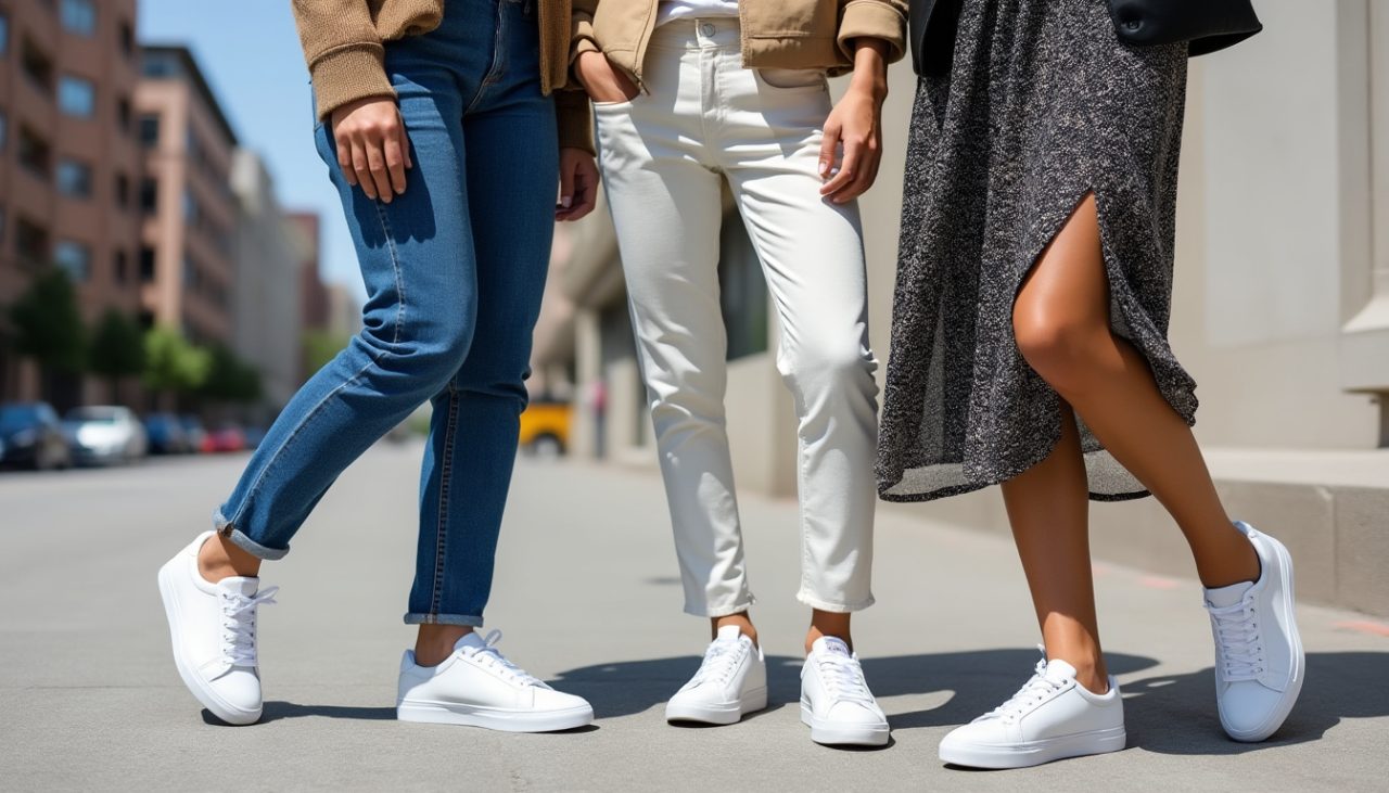 Les sneakers blanches : comment les porter sans faute de goût